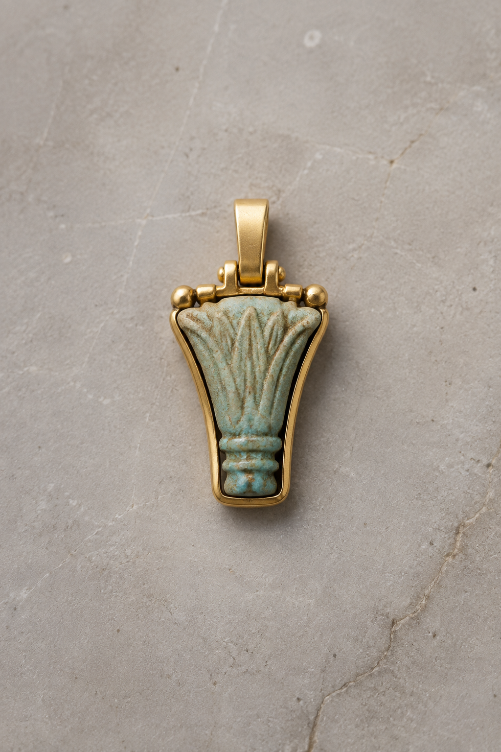 Egyptian lotus amulet