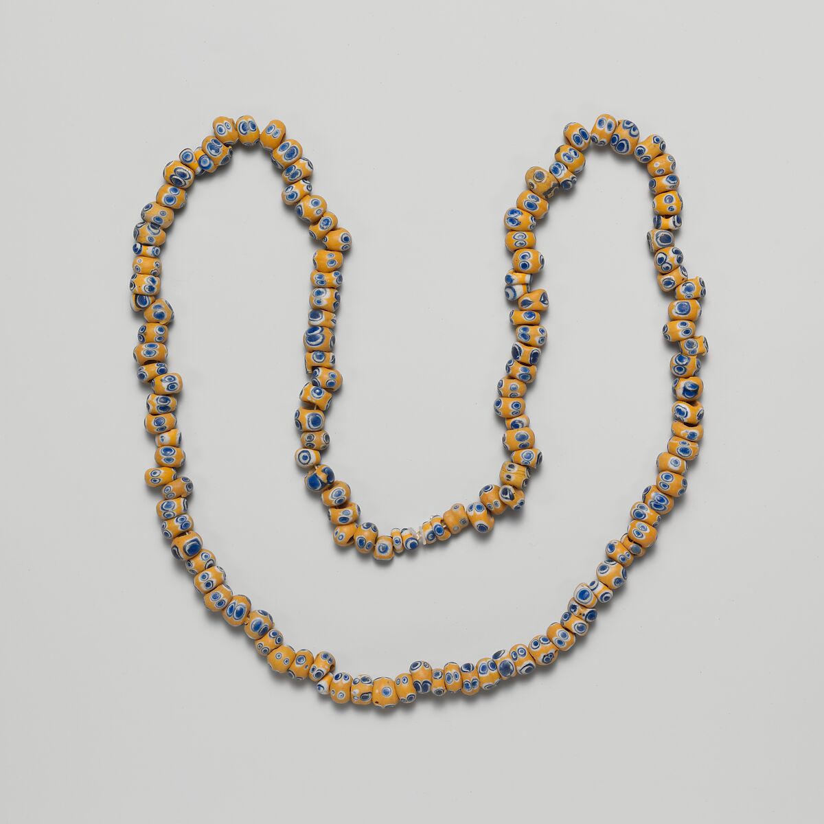 Strand of Phoenician glass eye beads that formed a necklace, Metropolitan Museum of Art