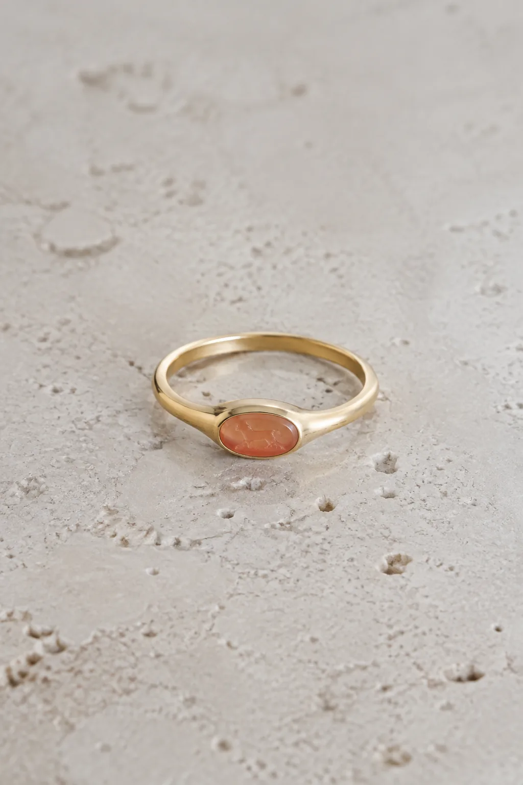 Archived Hellenistic carnelian signet ring